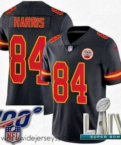 Superbly made 2020 Super Bowl LIV Nike Kansas City Chiefs #84 Demetrius Harris Limited Black Rush Vapor Untouchable NFL Jersey