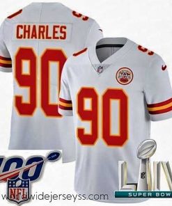 Exquisitely designed 2020 Super Bowl LIV Nike Kansas City Chiefs #90 Stefan Charles White Vapor Untouchable Limited Player NFL Jersey