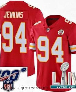 Exceptionally fashioned 2020 Super Bowl LIV Nike Kansas City Chiefs #94 Jarvis Jenkins Red Team Color Vapor Untouchable Limited Player NFL Jersey