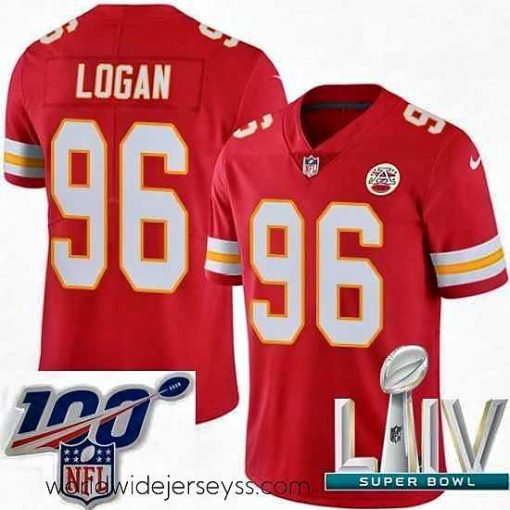Marvelously styled 2020 Super Bowl LIV Nike Kansas City Chiefs #96 Bennie Logan Red Team Color Vapor Untouchable Limited Player NFL Jersey