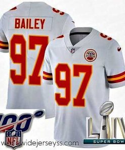Finely crafted 2020 Super Bowl LIV Nike Kansas City Chiefs #97 Allen Bailey White Vapor Untouchable Limited Player NFL Jersey