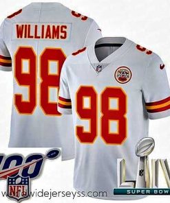 Exquisitely designed 2020 Super Bowl LIV Nike Kansas City Chiefs #98 Xavier Williams White Vapor Untouchable Limited Player NFL Jersey