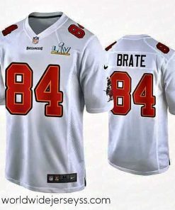 Marvelously styled Cameron Brate Buccaneers White Super Bowl Lv Game Fashion Jersey