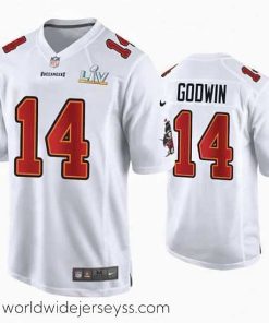 Superbly made Chris Godwin Buccaneers White Super Bowl Lv Game Fashion Jersey