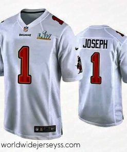 Superbly made Greg Joseph Buccaneers White Super Bowl Lv Game Fashion Jersey