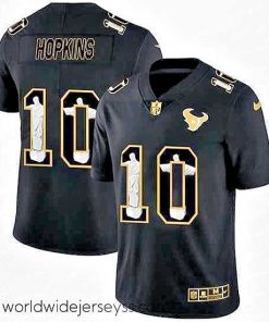 Exquisitely designed Houston Texans 10 DeAndre Hopkins Nike Carbon Black Vapor Cristo Redentor Limited NFL Jersey