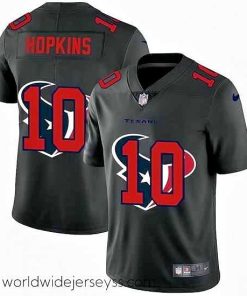 Finely crafted Houston Texans 10 DeAndre Hopkins Nike Team Logo Dual Overlap Limited NFL Jersey Black
