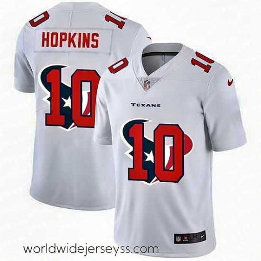 Exquisitely designed Houston Texans 10 DeAndre Hopkins White Nike Team Logo Dual Overlap Limited NFL Jersey