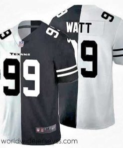 Exceptionally fashioned Houston Texans 99 J J  Watt Black V White Peace Split Nike Vapor Untouchable Limited NFL Jersey