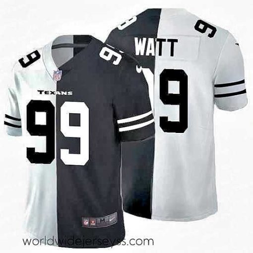 Exceptionally fashioned Houston Texans 99 J J  Watt Black V White Peace Split Nike Vapor Untouchable Limited NFL Jersey