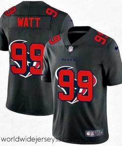 Superbly made Houston Texans 99 J J  Watt Nike Team Logo Dual Overlap Limited NFL Jersey Black