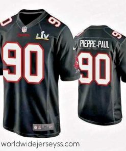 Finely crafted Jason Pierre Paul Buccaneers Black Super Bowl Lv Game Fashion Jersey