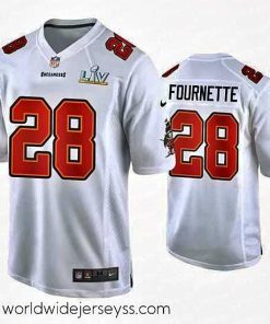 Superbly made Leonard Fournette Buccaneers White Super Bowl Lv Game Fashion Jersey
