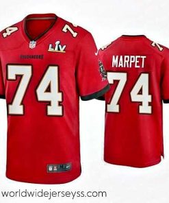 Exceptionally fashioned Ali Marpet Buccaneers Red Super Bowl Lv Game Jersey