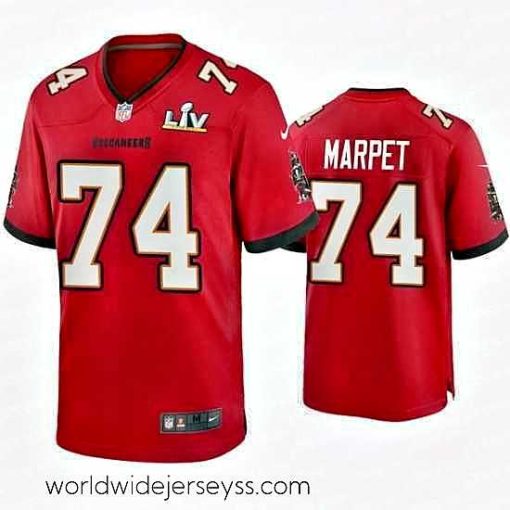 Exceptionally fashioned Ali Marpet Buccaneers Red Super Bowl Lv Game Jersey
