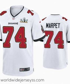Marvelously styled Ali Marpet Buccaneers White Super Bowl Lv Game Jersey