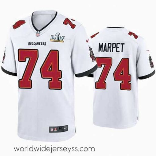 Marvelously styled Ali Marpet Buccaneers White Super Bowl Lv Game Jersey