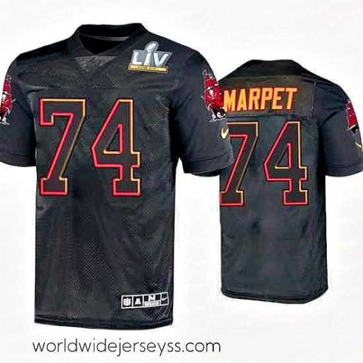 Finely crafted Ali Marpet Tampa Bay Buccaneers Black Super Bowl Lv Jersey