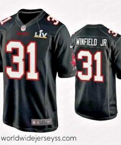 Superbly made Antoine Winfield Jr. Buccaneers Black Super Bowl Lv Game Fashion Jersey