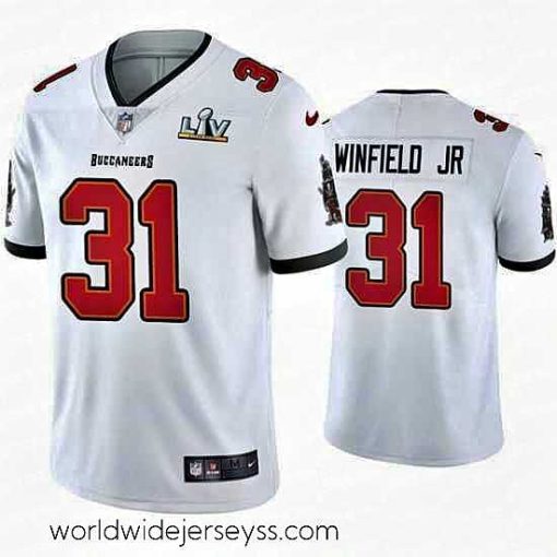 Exceptionally fashioned Antoine Winfield Jr. Buccaneers White Super Bowl Lv Vapor Limited Jersey