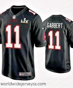 Exquisitely designed Blaine Gabbert Buccaneers Black Super Bowl Lv Game Fashion Jersey