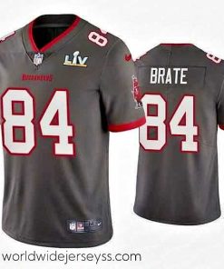 Superbly made Cameron Brate Buccaneers Pewter Super Bowl Lv Vapor Limited Jersey