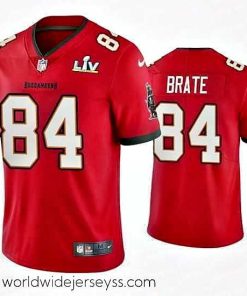 Finely crafted Cameron Brate Buccaneers Red Super Bowl Lv Vapor Limited Jersey