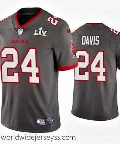 Finely crafted Carlton Davis Buccaneers Pewter Super Bowl Lv Vapor Limited Jersey
