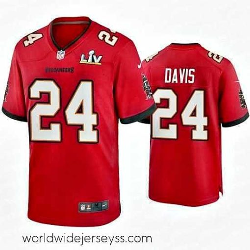 Exceptionally fashioned Carlton Davis Buccaneers Red Super Bowl Lv Game Jersey