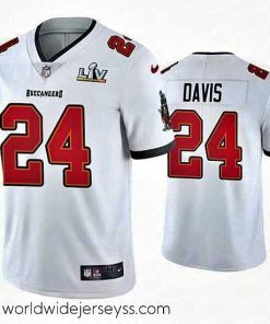Exceptionally fashioned Carlton Davis Buccaneers White Super Bowl Lv Vapor Limited Jersey