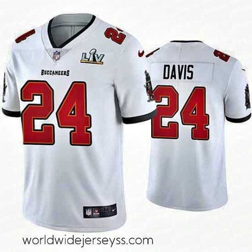 Exceptionally fashioned Carlton Davis Buccaneers White Super Bowl Lv Vapor Limited Jersey