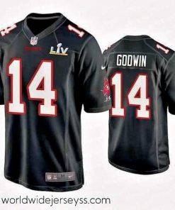 Exceptionally fashioned Chris Godwin Buccaneers Black Super Bowl Lv Game Fashion Jersey