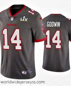 Exquisitely designed Chris Godwin Buccaneers Pewter Super Bowl Lv Vapor Limited Jersey
