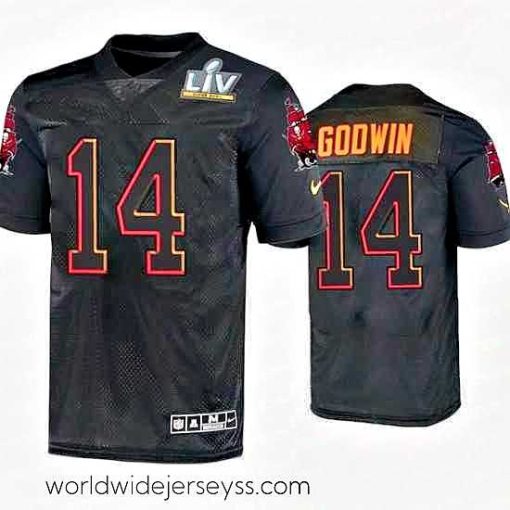 Superbly made Chris Godwin Tampa Bay Buccaneers Black Super Bowl Lv Jersey
