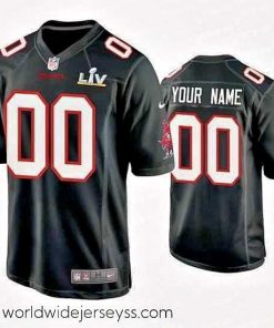 Marvelously styled Custom Buccaneers Black Super Bowl Lv Game Fashion Jersey