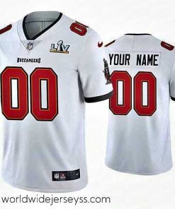 Exceptionally fashioned Custom Buccaneers White Super Bowl Lv Vapor Limited Jersey