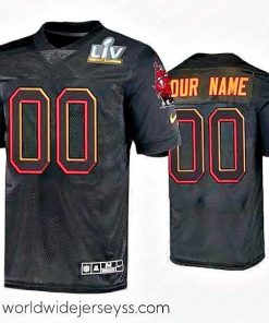 Exquisitely designed Custom Tampa Bay Buccaneers Black Super Bowl Lv Jersey