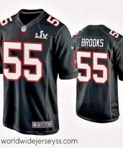 Exceptionally fashioned Derrick Brooks Buccaneers Black Super Bowl Lv Game Fashion Jersey