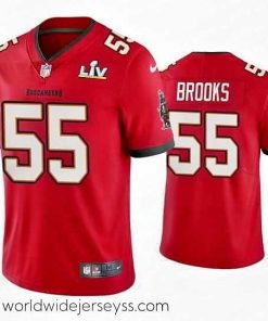 Exquisitely designed Derrick Brooks Buccaneers Red Super Bowl Lv Vapor Limited Jersey