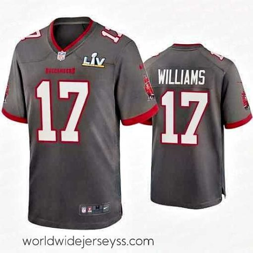Marvelously styled Doug Williams Buccaneers Pewter Super Bowl Lv Game Jersey