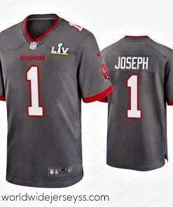 Finely crafted Greg Joseph Buccaneers Pewter Super Bowl Lv Game Jersey