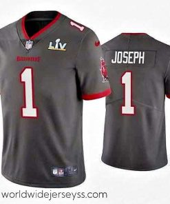 Marvelously styled Greg Joseph Buccaneers Pewter Super Bowl Lv Vapor Limited Jersey