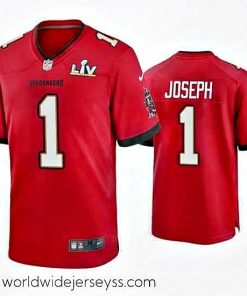 Superbly made Greg Joseph Buccaneers Red Super Bowl Lv Game Jersey