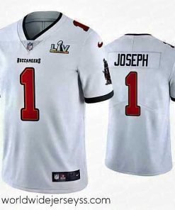 Finely crafted Greg Joseph Buccaneers White Super Bowl Lv Vapor Limited Jersey