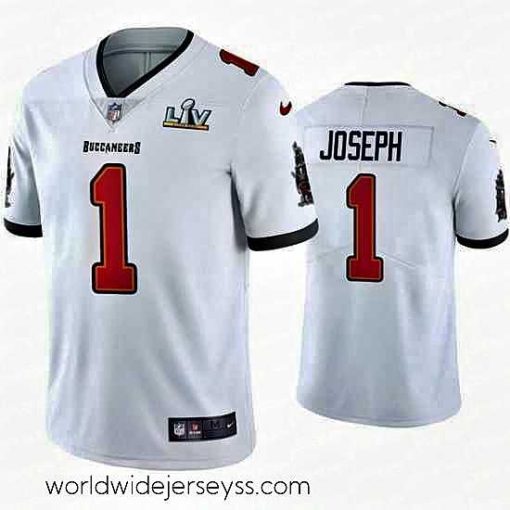 Finely crafted Greg Joseph Buccaneers White Super Bowl Lv Vapor Limited Jersey