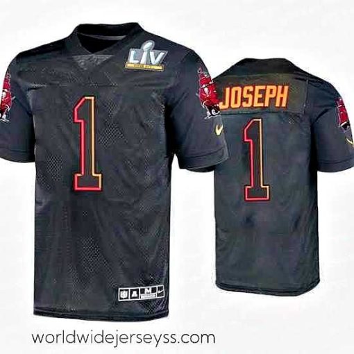 Finely crafted Greg Joseph Tampa Bay Buccaneers Black Super Bowl Lv Jersey