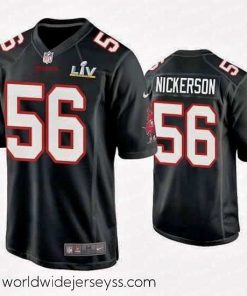 Marvelously styled Hardy Nickerson Buccaneers Black Super Bowl Lv Game Fashion Jersey