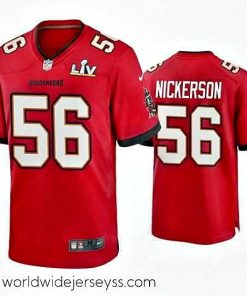 Exquisitely designed Hardy Nickerson Buccaneers Red Super Bowl Lv Game Jersey