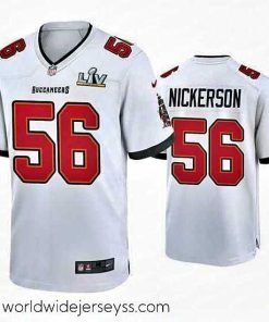 Finely crafted Hardy Nickerson Buccaneers White Super Bowl Lv Game Jersey