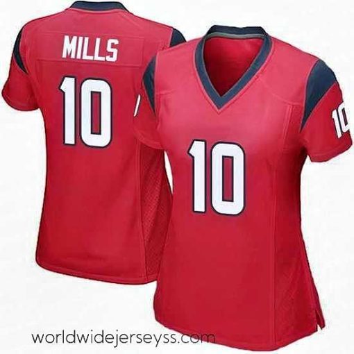 Exquisitely designed Houston Texans 10 Davis Mills Red Vapor Untouchable Limited Stitched Jersey
